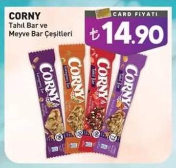 Corny Tahıl Bar Ve Meyve Bar Çeşitleri