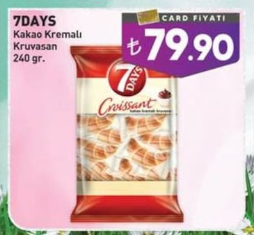 7Days Kakao Kremalı Kruvasan 240 Gr.
