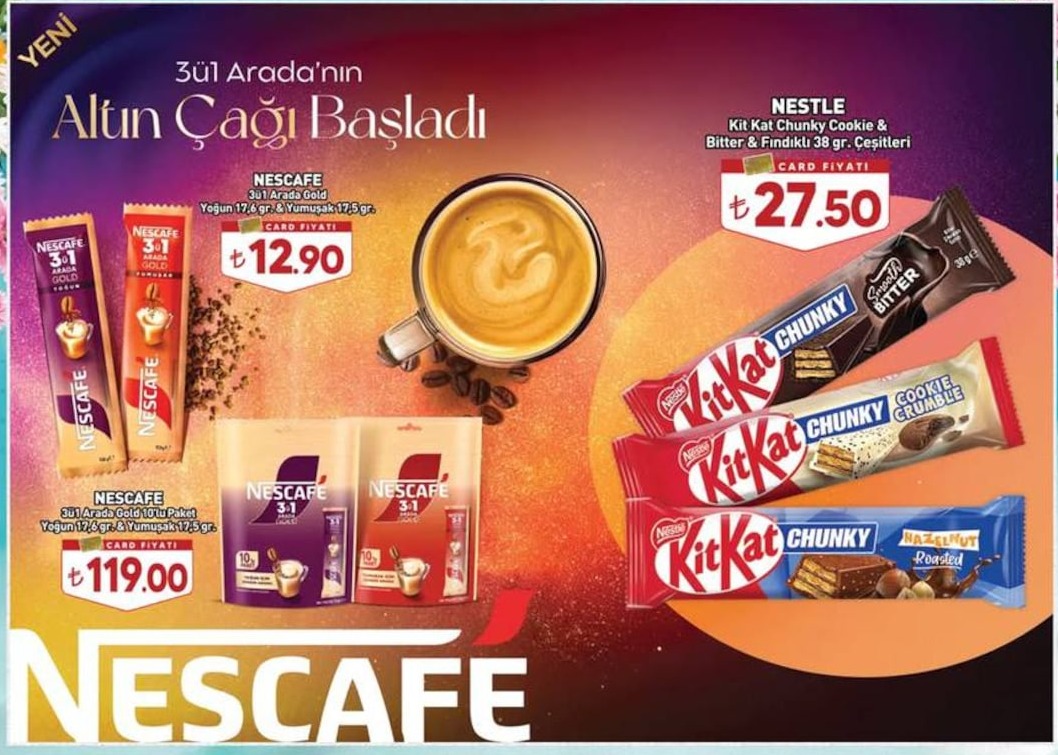 Nestle Kit Kat Chunky Cookie & Bitter & Fındıklı 38 Gr. Çeşitleri