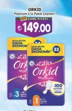 Orkid Platinum 4'Lü Paket Çeşitleri