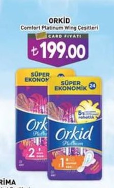 Orkid Comfort Platinum Wing Çeşitleri