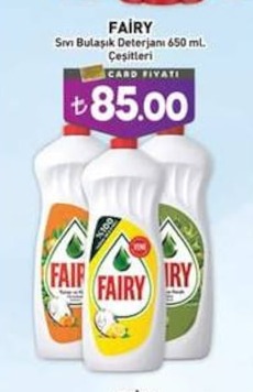 Fairy Sıvı Bulaşık Deterjanı 650 Ml