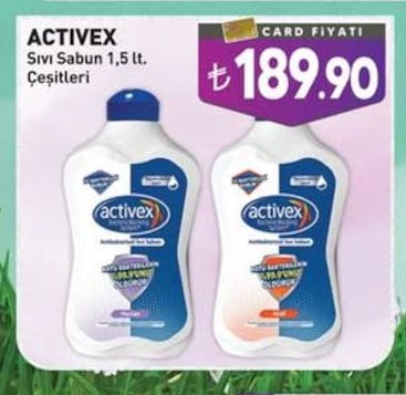 Activex Sıvı Sabun 1,5 Lt. Çeşitleri
