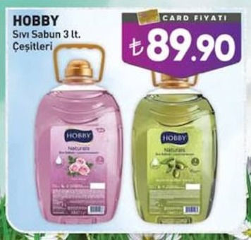 Hobby Sıvı Sabun 3 Lt.