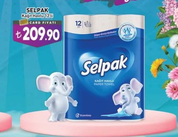 Selpak Kağıt Havlu 12'Li