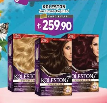 Koleston Saç Boyası Çeşitleri