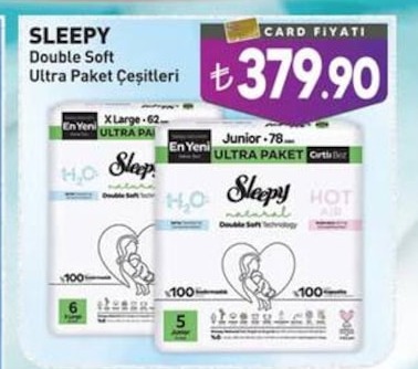 Sleepy Double Soft Ultra Paket Çeşitleri