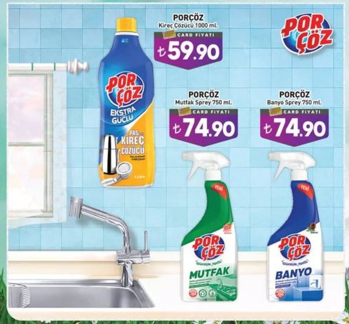 Por Çöz Kireç Çözücü 1000 Ml