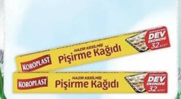 Koroplast Yağlı Pişirme Kağıdı 32'Li Dev Ekonomi