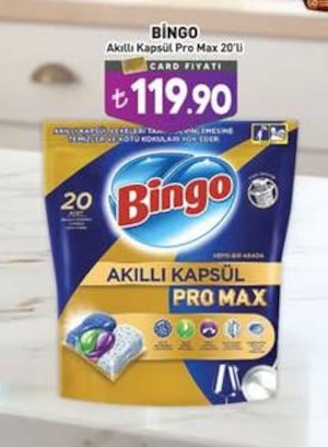Bingo Akıllı Kapsül Pro Max 20'Li