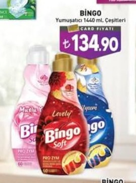 Bingo Yumuşatıcı 1440 Ml Çeşitleri