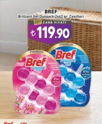 Bref Brillant Gel Duopack 2X42 Gr. Çeşitleri