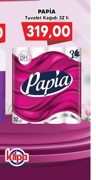 Papia Tuvalet Kağıdı 32'Li