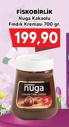 Fiskobirlik Nuga Kakaolu Fındık Kreması 700 Gr.