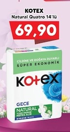 Kotex Natural Quatro 14'Lü