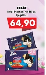 Felix Kedi Maması 4X85 Gr. Çeşitleri