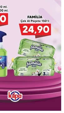 Familia Çek Al Peçete 150'Li