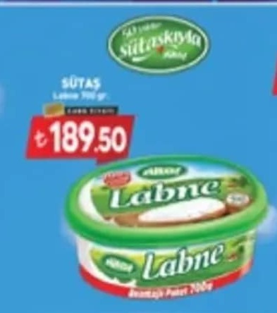 Sütaş Labne 700 Gr