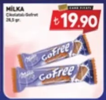 Milka Gofree Çikolatalı Gofret 28,5 Gr.