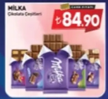 Milka Çikolata Çeşitleri