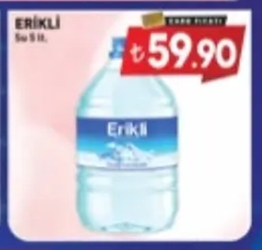 Erikli Su 5 Lt.
