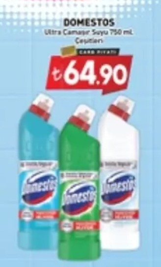 Domestos Ultra Çamaşır Suyu 750 Ml Çeşitleri