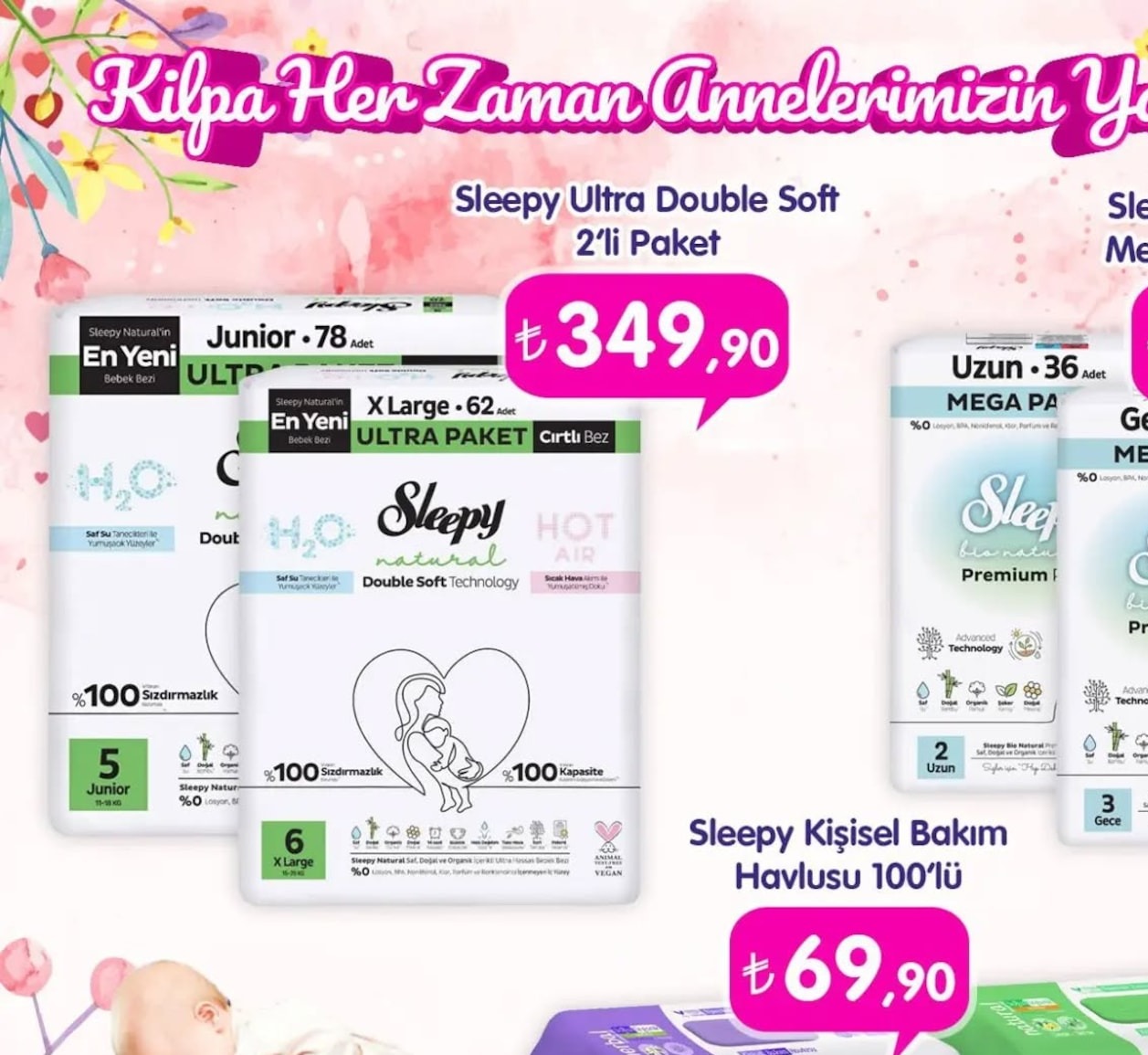 Sleepy Ultra Double Soft 2'Li Paket