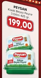 Peysan Klasik Beyaz Peynir 3 Dilim 425 Gr