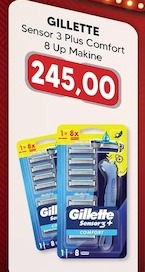 Gillette Sensor 3 Plus Comfort 8 Up Makine
