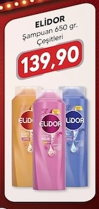 Elidor Şampuan 650 Gr Çeşitleri