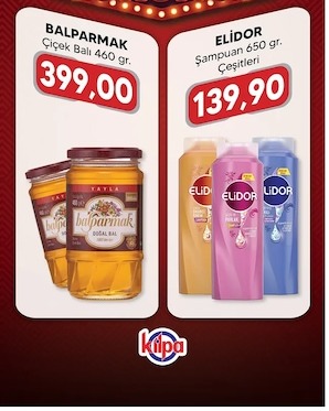 Balparmak Çiçek Balı 460 Gr., Elidor Şampuan 650 Gr.