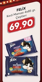 Felix Kedi Maması 4X85 Gr Çeşitleri
