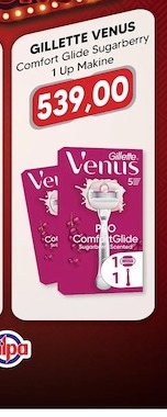 Gillette Venus Comfort Glide Sugarberry 1 Up Makine