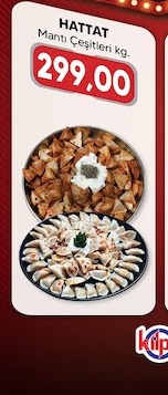 Hattat Mantı Çeşitleri Kg.