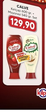 Calve Ketçap 600 Gr.+ Mayonez 540 Gr. Set