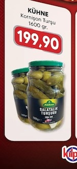 Kühne Kornişon Turşu 1600 Gr.