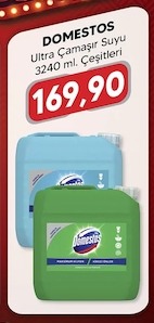 Domestos Ultra Çamaşır Suyu 3240 Ml. Çeşitleri