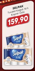 Selpak Tuvalet Kağıdı 16'Lı Kaşmir Özlü