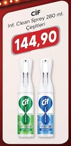 Cif Inf. Clean Sprey 280 Ml. Çeşitleri