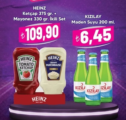 Heinz Ketçap 375 Gr. + Mayonez 330 Gr. İkili Set