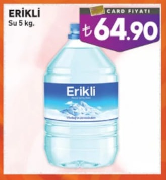 Erikli Su 5 Kg