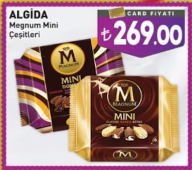 Algida Magnum Mini Çeşitleri
