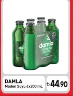 Damla Maden Suyu 6X200Ml