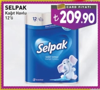 Selpak Kağıt Havlu 12'Li