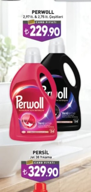 Perwoll 2,97 Lt. & 2,75 Lt. Çeşitleri