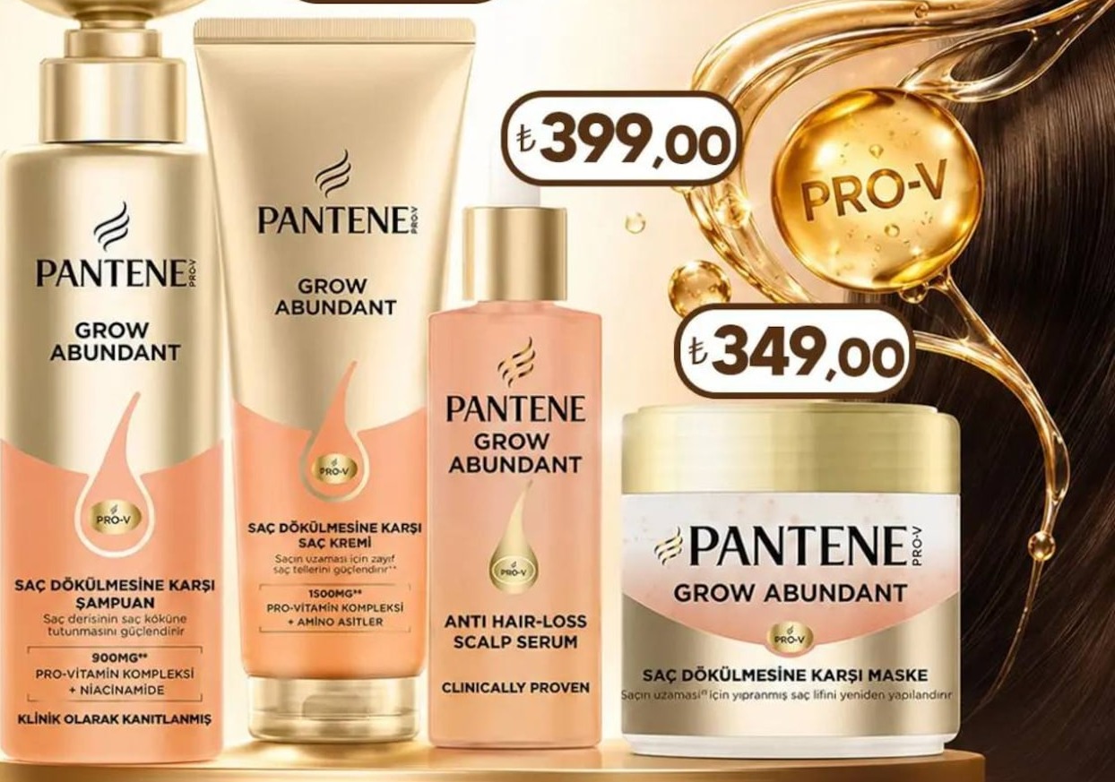 Pantene Grow Abundant Saç Kremi 220Ml