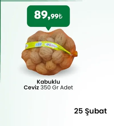 Kabuklu Ceviz 350 Gr Adet