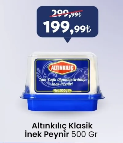 Altınkılıç Klasik İnek Peynir 500 Gr