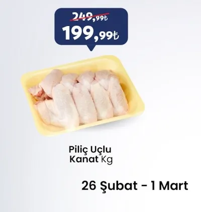 Piliç Uçlu Kanat Kg