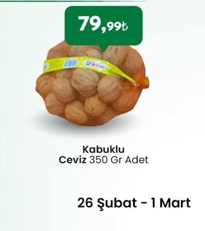 Kabuklu Ceviz 350 Gr Adet